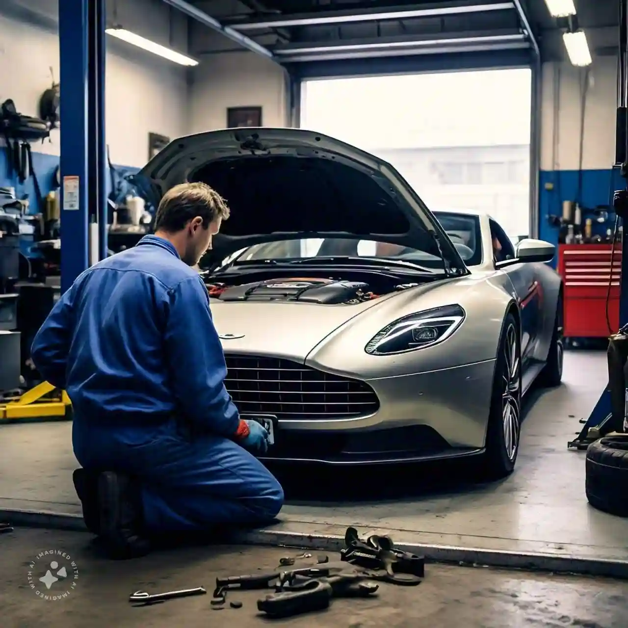 Certified Aston Martin technicians providing premium service in Dubai