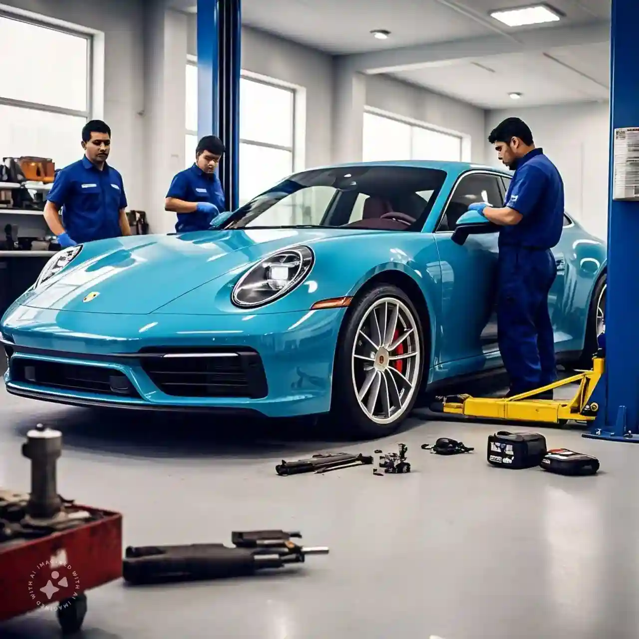 Certified Porsche specialists offering premium repairs in Dubai
